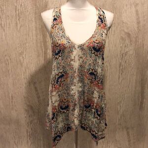 Ella Moss V Neck Racerback Tank Top